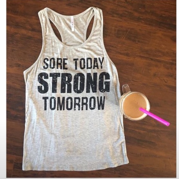 Sore today Strong Tomorrow Tank - Picture 1 of 2